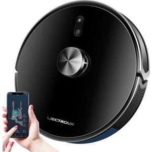 Model X6 - Robotstofzuiger met Dweilfunctie - 6500Pa Zuigkracht - Slimme Navigatie - Wifi App Bediening of Afstandsbediening - Werkt met Alexa & Google Home