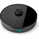 Nedis SmartLife Robotstofzuiger - Laser navigatie - Wi-Fi - Capaciteit opvangreservoir: 0.6 l - Automatisch opladen - Maximale gebruiksduur: 2 uur - Zwart - Android / IOS