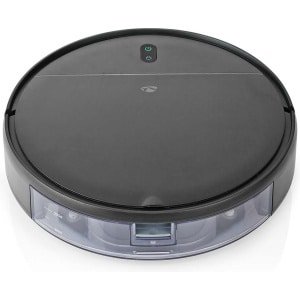 Nedis SmartLife Robotstofzuiger - Willekeurig - Wi-Fi - Capaciteit opvangreservoir: 0.2 l - Automatisch opladen - Maximale gebruiksduur: 1.8 uur - Zwart - Android / IOS