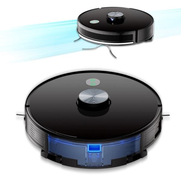 NexZone A8S - Robotstofzuiger Met Dweilfunctie - HEPA - Automatisch laden - 4500Pa - Huisdieren - Zwart