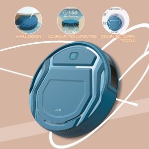 OKP K2P Robotstofzuiger met 3000Pa Zuigkracht, Slimme Navigatie en WiFi/App-bediening