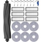 Onderdelen accessoireset voor Dreame L10s Ultra/L10 Ultra robotstofzuiger, 1 hoofdborstel, 6 filters, 6 mop pads, 7 zijborstels, 1 schoonmaakborstel, accessoires voor Dreame L10 Ultra