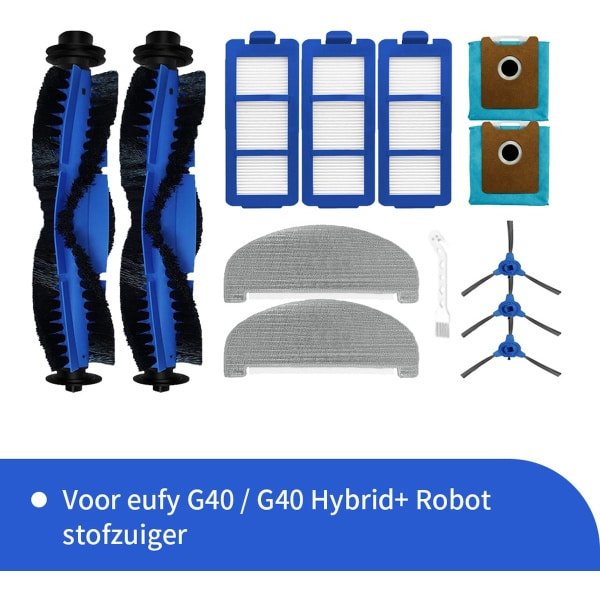 Onderdelen geschikt voor de Eufy G40 robotstofzuiger van Replacements - 13-delig