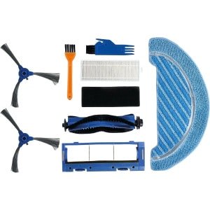 PARTS4® Robotstofzuiger vervangingsset geschikt voor Cecotec Conga 1090 serie | 9-delige set met middenborstel, zijborstel (2 x), HEPA filter, schuimfilter, borstel, borstelbescherming & kam