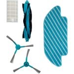 PARTS4® Robotstofzuiger vervangingsset geschikt voor Cecotec Conga 4090 / 5090 serie | 5-delige set met middenborstel, zijborstel (2 x), filter, mop doek