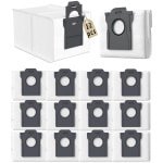 PolkaHome 12 stofzakken geschikt voor Dreame L10s Ultra Gen 2, L10s Pro Ultra, X50 Ultra, X40, X40 Pro, X40 Ultra, X30 Pro Ultra en Mova E30 Ultra robotstofzuigers, stofzuigerzakken