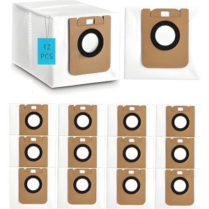 PolkaHome® 12 stofzakken geschikt voor Dreame D10 Plus, D10s Plus, L10 Plus en Z10 Pro - duurzame vervangingsstofzakken voor robotstofzuigers