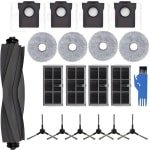 PolkaHome® 20 stuks Vervangingsset geschikt voor Robotstofzuiger Accessoires & Onderdelen, Geschikt voor Dreame L10s Pro, L10s ULTRA Gen2, Gen 2 PRO, PRO HEAT X30, HEAT X30, L10s PRO ULTRA HITTE RLL82CE, X30 ULTRA, MOVA E30, MOVA E30 ULTRA, P10 ULTRA