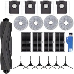 PolkaHome® 20 stuks Vervangingsset geschikt voor Robotstofzuiger Accessoires & Onderdelen, Geschikt voor Dreame L10s Pro, L10s ULTRA Gen2, Gen 2 PRO, PRO HEAT X30, HEAT X30, L10s PRO ULTRA HITTE RLL82CE, X30 ULTRA, MOVA E30, MOVA E30 ULTRA, P10 ULTRA
