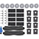 PolkaHome® 39 stuks Vervangingsset geschikt voor Robotstofzuiger Accessoires & Onderdelen, Geschikt voor Dreame L10s Pro, L10s ULTRA Gen2, Gen 2 PRO, PRO HEAT X30, HEAT X30, L10s PRO ULTRA HITTE RLL82CE, X30 ULTRA, MOVA E30, MOVA E30 ULTRA, P10 ULTRA
