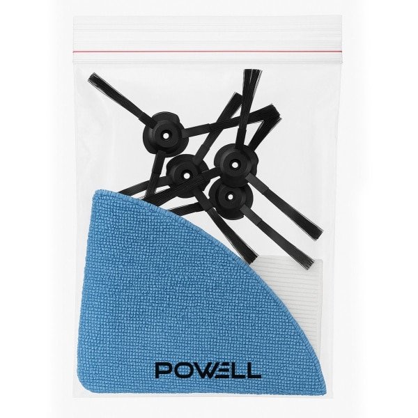 Powell Robotstofzuiger Reserveonderdelen - 2 Borstels, 2 Dweildoeken, 6 Filters