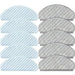 PromoHome 10 Stuks Dweilpads voor Robotstofzuigers - Wasbaar en Duurzaam