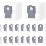 PromoHome 16 stuks stofzakken voor robotstofzuigers - 3L capaciteit - Hoge filtratie efficiëntie - Universele compatibiliteit met diverse modellen