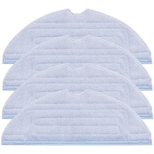 PromoHome 4 stuks reinigingsdoeken voor Roborock S8 S8+ S7 / S7 MaxV Ultra / S7 MaxV/S7 Pro Ultra/T7 / T7plus robotstofzuiger, microvezel, zacht, wasbaar en herbruikbaar