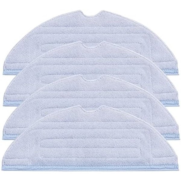 PromoHome 4 stuks reinigingsdoeken voor Roborock S8 S8+ S7 / S7 MaxV Ultra / S7 MaxV/S7 Pro Ultra/T7 / T7plus robotstofzuiger, microvezel, zacht, wasbaar en herbruikbaar