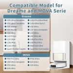 PromoHome 6 Vervangingszakken voor Robotstofzuigers - Hoge Capaciteit en Allergievriendelijk