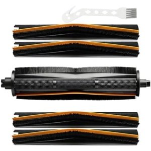 PromoHome 6-delig TriCut borstelaccessoires set voor robotstofzuigers - Anti-klit hoofdborstel met vervangbare borstelharen - Geschikt voor diverse robotstofzuiger merken