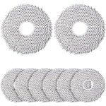 PromoHome 8 stuks microvezel dweilpads voor robotstofzuigers - Wasbare natte dweildoeken voor efficiënte vloerreiniging - Universele compatibiliteit met diverse robotstofzuiger merken