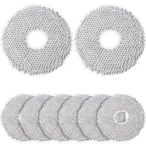 PromoHome 8 stuks microvezel dweilpads voor robotstofzuigers - Wasbare natte dweildoeken voor efficiënte vloerreiniging - Universele compatibiliteit met diverse robotstofzuiger merken