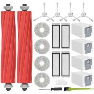 PromoHome Accessoireset geschkt voor Roborock Q Revo robotstofzuiger - Complete Onderdelenverzameling met Filters en Doeken