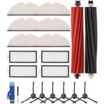 PromoHome Accessoireset voor Robotstofzuigers - 20 Delige Set met Hoofdborstels, HEPA Filters, Poetsdoeken, Zijborstels en Reinigingsborstel - Universele Compatibiliteit