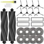 PromoHome Complete Accessoireset voor Robotstofzuigers - 24 Delig Onderhoudspakket met Hoofdborstels, Zijborstels, HEPA Filters en Microvezel Doeken - Universele Compatibiliteit