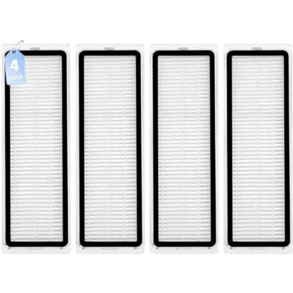 PromoHome HEPA-filter set voor robotstofzuigers - 4 stuks - Wasbaar en duurzaam
