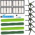 PromoHome Reserveonderdelen Set geschikt voor iRobot Roomba S9 (9150) S9 + S9 Plus (9550) S Series Wi-Fi robotkits - 2 Rubberen Borstels, 4 Filters, 6 Zijborstels - Compatibel met Diverse Robotstofzuiger Merken