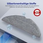 PromoHome Vervangingsdoekenset voor Robotstofzuigers - 8 stuks Microvezel Reinigingsdoeken