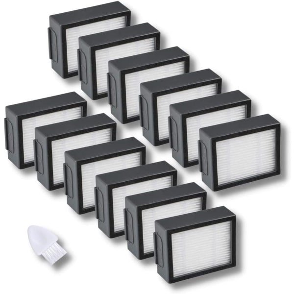 PromoHome Vervangingsfilters HEPA Filter 12-Pack voor Robotstofzuigers - Geschikt voor iRobot Roomba i-serie, e-serie en j-serie (NIET VOOR COMBO J7+ , J9+)