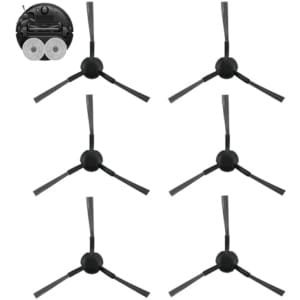 PromoHome Zachte Siliconen Zijborstels voor Robotstofzuigers