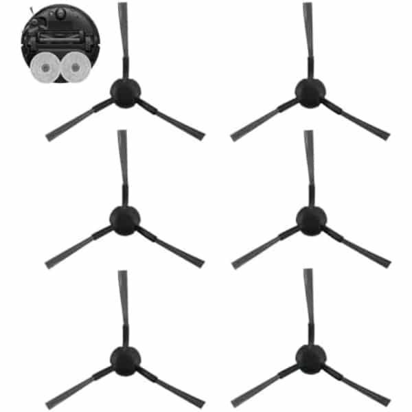 PromoHome Zachte Siliconen Zijborstels voor Robotstofzuigers