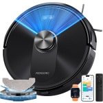 Proscenic QI0 - Robotstofzuiger met dweilfunctie - 8,000 Pa Zuigkracht - 230m2 - 200 Mins