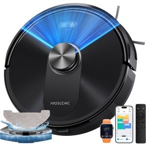 Proscenic QI0 - Robotstofzuiger met dweilfunctie - 8,000 Pa Zuigkracht - 230m2 - 200 Mins