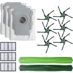 Provento - Accessoires voor robotstofzuiger S9 en S9 Plus - Rolborstel, zijborstel, HEPA-filter en stofzak - Reparatie-onderdelen