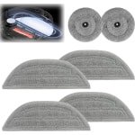 Provento - Set van 6 microvezel wisdoeken voor robotstofzuiger | Vervangende mop compatibel met VibraRise 3.0 | Herbruikbare accessoires voor alle vloertypes