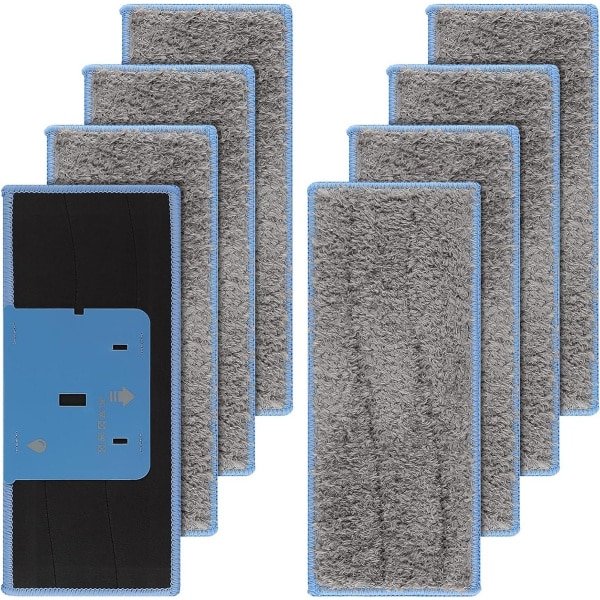 Provento - Wasbare dweilpads voor robotstofzuiger, geschikt voor Braava M6-serie, herbruikbare dweilpads met 8 stuks
