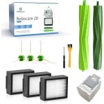 Qoncillio Robocare Robotstofzuiger Onderdelen Geschikt voor iRobot Roomba - Stofzuiger Onderhoudsset - i7 i7+ i1 i1+ i3 i3+ i4 i4+ i5 i5+ i6 i6+ i8 i8+ e5 e6 e7 - 5x HEPA Filter - 6x Stofzuigerzakken