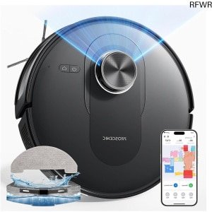RFWR® 2-in-1 Robotstofzuiger met LiDAR-navigatie en krachtige zuigkracht