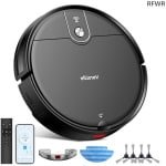 RFWR® 3-in-1 Robotstofzuiger met Sterke Zuigkracht en Wasfunctie - Ideaal voor Harde Vloeren en Dierenharen