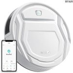 RFWR® Robotstofzuiger 1800Pa Sterke Zuigkracht met 6D Botsingssensor, Compatibel met Alexa en Google Home
