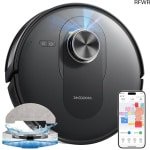 RFWR® Robotstofzuiger 6000 Pa met Lidar Navigatie - Slimme Reiniging voor Huisdieren en Tapijten