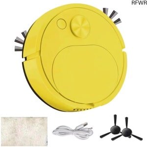 RFWR® Robotstofzuiger met Dweilfunctie en App-Bediening - Slimme Nav Staties voor Dierenhaar