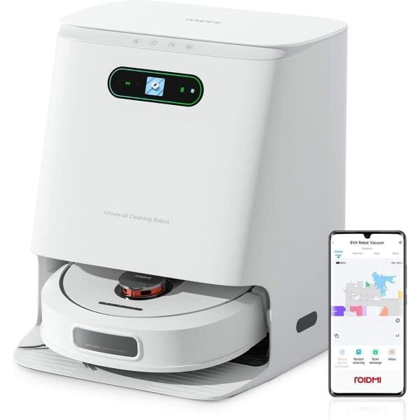 ROIDMI EVA - Robotstofzuiger - Dweilrobot - Wit