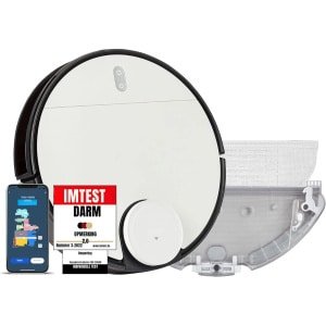 RVV® Robotstofzuiger huisdieren - Robotstofzuiger - Stofzuiger - Wit - 36cm x 36cm x 11cm