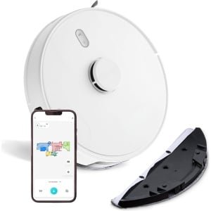 RVV® Robotstofzuiger huisdieren - Robotstofzuiger - Stofzuiger - Wit - ‎35cm x 35cm x 10cm