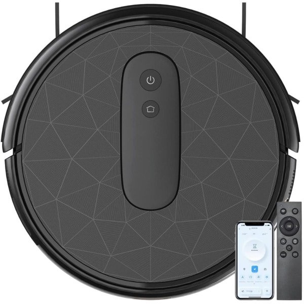 RVV® Robotstofzuiger met app - Robotstofzuiger - Robotstofzuiger huisdieren - Zwary - 26cm x 26cm x 6cm