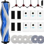 Reinigingsaccessoires set - geschikt voor robotstofzuiger - 1 stuk rolborstel + 4 HEPA filters + 4 zijborstels + 6 dweildoeken + 6 stofzuigerzakken