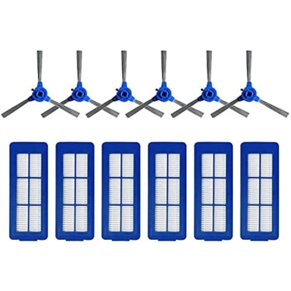 Reservefilter, accessoires, compatibel met Eufy RoboVac 11S Max, 15C Max, 30C Max, G10, G20, G30 robotstofzuiger, 12 stuks