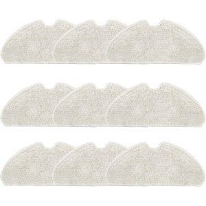 Reserveonderdelen, 9 stuks wisdoeken, Geschikt voor Dreame D10S, D10S Pro, D9 Max Gen 2, D9 Max White, F9 Pro robotstofzuiger, reserveonderdelen, vervangende dweilpad